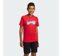 T-shirt graphisme linéaire camouflage Enfants Better Scarlet 7-8A