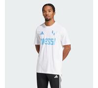 T-shirt graphisme Nom et numéro de Messi White XL