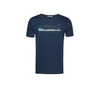 T-shirt Greenbomb Mountain Soul Guide Bleu S