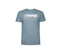 T-shirt Greenbomb Nature Cliffsail Roll Bleu M
