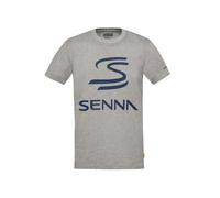 T-Shirt Gris Avec Logo Ayrton Senna Legacy, Formule 1