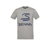 T-Shirt Gris Avec Logo Ayrton Senna Legacy, Formule 1