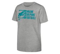 T-Shirt Gris Post Game NFL Miami Dolphins