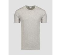 T-shirt Gris Pour Hommes Sunspel Mtsh0007m-gyaa