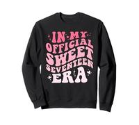 T-Shirt Groovy rétro in My Official Sweet Seventeen Era Birthday Sweatshirt