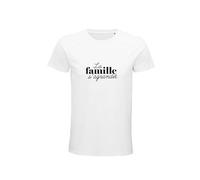 T-Shirt Grossesse Homme La Famille S'agrandit - Annoncez l'Heureuse Nouvelle - M - Blanc