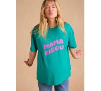 T-shirt grossesse Mama bisou vert 34/36