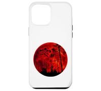 T-Shirt Grunge Bats Flying Gothic Blood Red Moon Coque pour iPhone 12 Pro Max