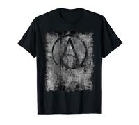 T-shirt Grunge Distressed Athéisme, symbole athéiste T-Shirt