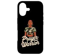 T-Shirt Guerrier De Prière Dieu Jésus Chrétien Noir Coque pour iPhone 17