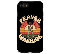 T-Shirt Guerrier De Prière Dieu Jésus Chrétien Noir Coque pour iPhone SE (2020) / 7/8