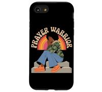 T-Shirt Guerrier De Prière Dieu Jésus Chrétien Noir Coque pour iPhone SE (2020) / 7/8