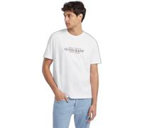 Guess T-shirt homme American Tradition manches courtes blanc/noir/rouge Taille M