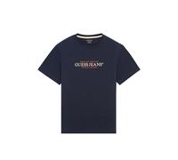 GUESS JEANS T-Shirt bleu foncé / rouge / blanc, Taille M
