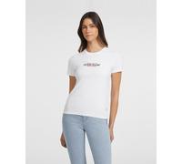 T-shirt Guess American Tradition à manches courtes blanche pour femme - M