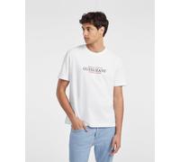 T-shirt Guess American Tradition manches courtes blanc noir rouge - S