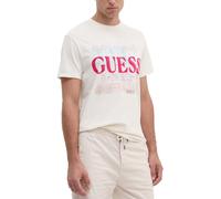 T-Shirt GUESS Basic Logo Tshirt Pearl Blanc Multiples L Choix = P Mu