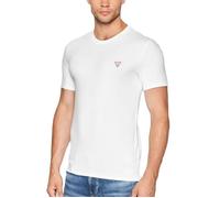 T shirt Guess Classic red logo triangle Blanc Homme M