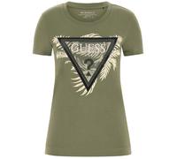 T-Shirt Guess Cn Ss À Imprimé Triangle Palmier XS