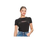 Guess T-shirt femme Gj Cn Slim American Tr manches courtes Noir M