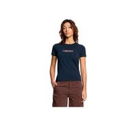 T shirt Guess Femme American tradition Bleu Coton L