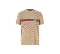 Guess T-shirt Jamey col rond Regular Fit Beige Taille S
