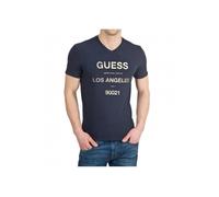 T-Shirt - Guess - L.A. Logo M91I42 - Bleu Marine - Col V - 100% Coton - Taille XL XL