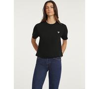 T-shirt Guess Mini Triangle manches courtes noir femme - M