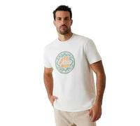 T-shirt Guess Mosaic Tile Noir S