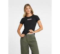 GUESS JEANS T-shirt rouge / noir / blanc, Taille XS
