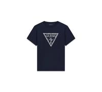 T-shirt Guess Triangle Leaves Embroide Bleu M