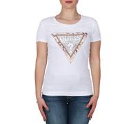 GUESS T-shirt beige / baie / blanc, Taille L