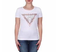 GUESS T-shirt beige / baie / blanc, Taille L