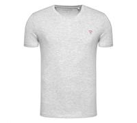 Guess, Homme, Tops, Gris, Taille: 2XL T-shirt Homme en Coton Marron Slim-fit