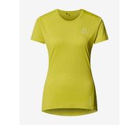 T-shirt Haglöfs L.I.M Tech manche courte vert jaune femme - L