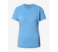 T-shirt Haglöfs L.I.M Tech Tee manches courtes bleu lumineux femme - S