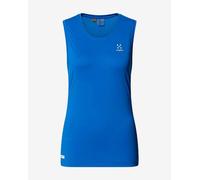 T-shirt Haglöfs L.I.M Tempo Trail sans manches bleu électrique femme. - L