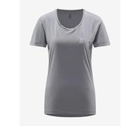 T-shirt Haglöfs Ridge Hike manches courtes gris femme - M