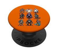 T-Shirt Halloween Bigfoot - Sasquatch Costume Group Cryptid PopSockets PopGrip Adhésif