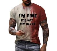 T Shirt Halloween Costume Horreur Costumes Tshirt T-Shirts Fantaisie Deguisement Homme Déguisement Qui Fait Peur Zombie Ça Vampire Teeth Tee Sweat Sanglante Éternité Femme