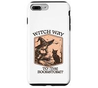 T-Shirt Halloween pour Amoureux de Livres Sorcière Way to The Bookstore Coque pour iPhone 7 Plus/8 Plus