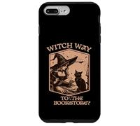 T-Shirt Halloween pour Amoureux de Livres Sorcière Way to The Bookstore Coque pour iPhone 7 Plus/8 Plus