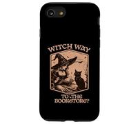T-Shirt Halloween pour Amoureux de Livres Sorcière Way to The Bookstore Coque pour iPhone SE (2020) / 7/8