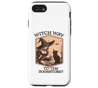 T-Shirt Halloween pour Amoureux de Livres Sorcière Way to The Bookstore Coque pour iPhone SE (2020) / 7/8