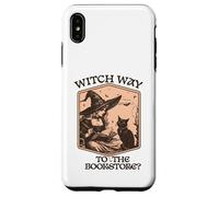 T-Shirt Halloween pour Amoureux de Livres Sorcière Way to The Bookstore Coque pour iPhone XS Max