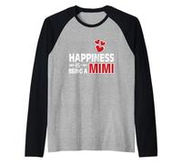 T-Shirt Happiness is Being a Mimi Manche Raglan