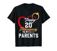 T-Shirt « Happy 20th Anniversary to My Parents Married Couples » T-Shirt