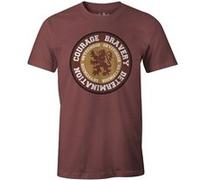 T-shirt Harry Potter - Courage Gryffindor Bordeaux chiné G