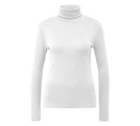 T-shirt Haut extensible Ã manches longues et col roulÃ© femme s.Oliver Beige 46