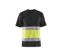 Blaklader 33871030 T-SHIRT HAUTE VISIBILITÉ, Noir/jaune, taille S